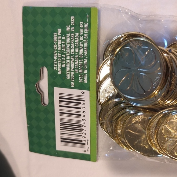 St. Patrick's Day Hat and Coins, 3 of each, - Picture 6 of 9